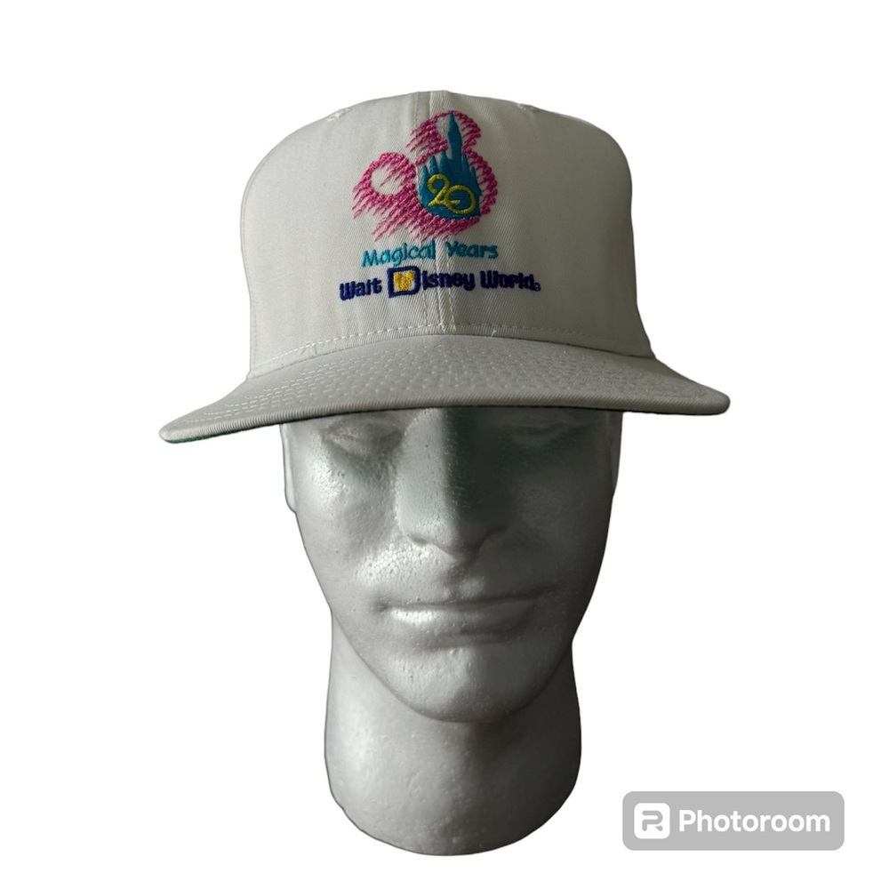 Walt Disney World 20th Anniversary Teal Baseball Hat Adult Adjustable NEW
